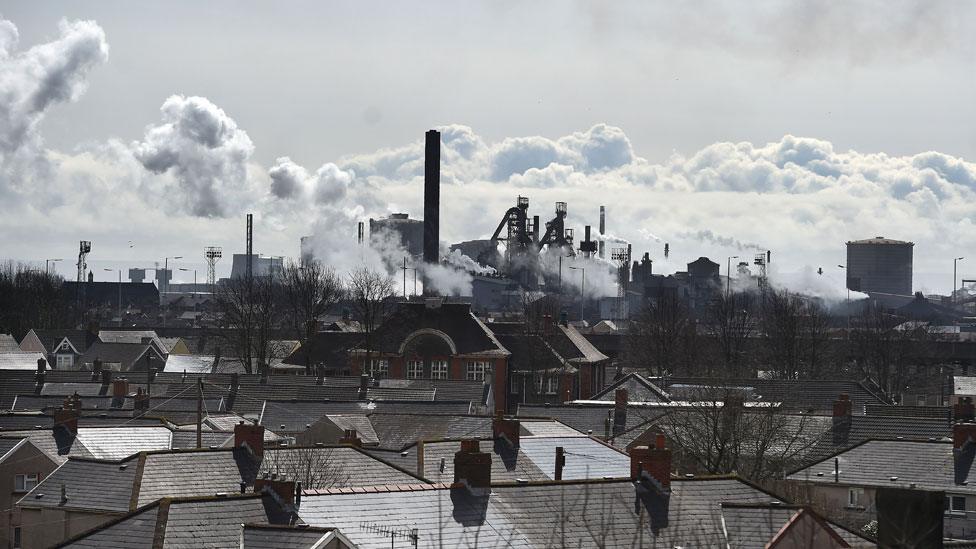 Port Talbot steel works