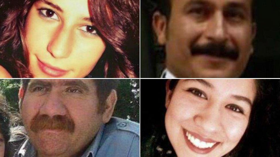 Victims of the Ankara bomb attacks