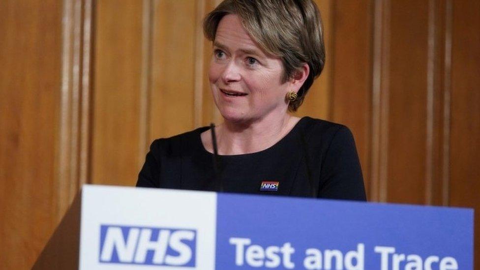 Dido Harding at Downing Street coronavirus briefing