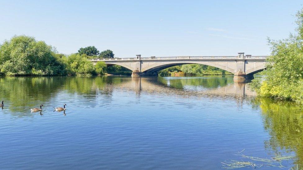 The river trent