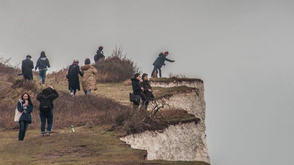 Cliffs near Birling Gap