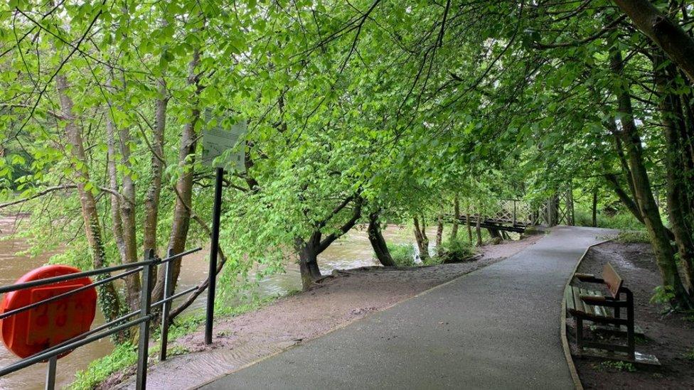 River Wharfe signage