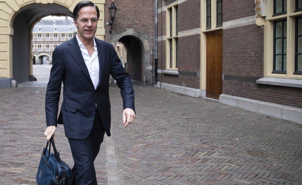 Mark Rutte was back at work hours after his narrow survival in a vote of no confidence on 2 April