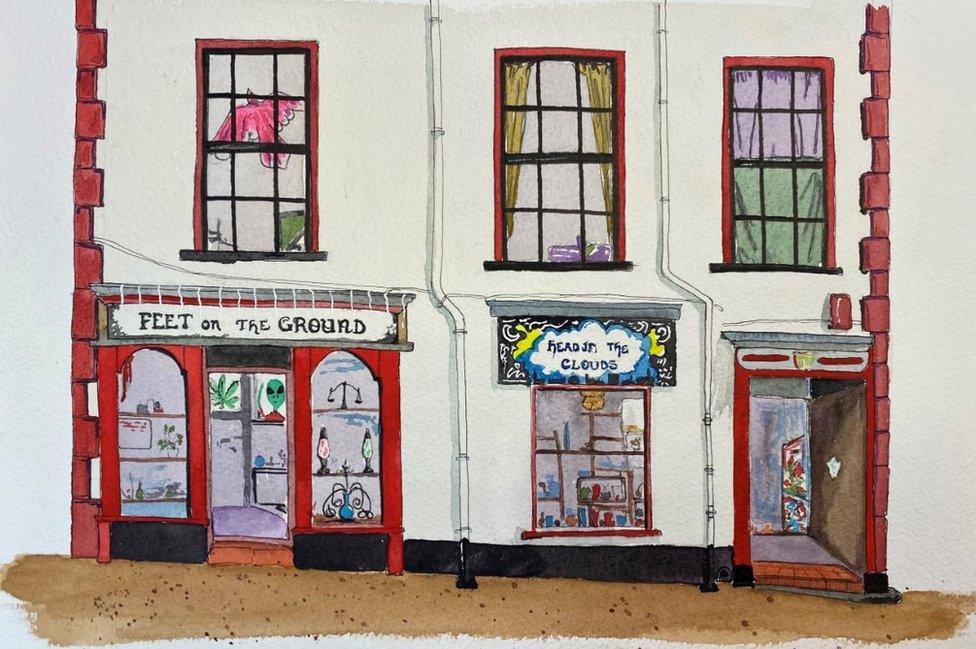 Feet on the Ground, Head in the Clouds shops in Pottergate by Nick Chinnery