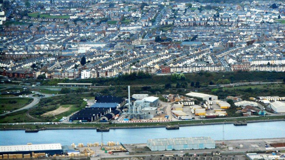 Barry and biomass plant