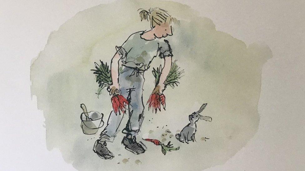 In the Garden by Sir Quentin Blake