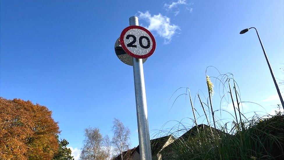 Twenty sign in Inverness