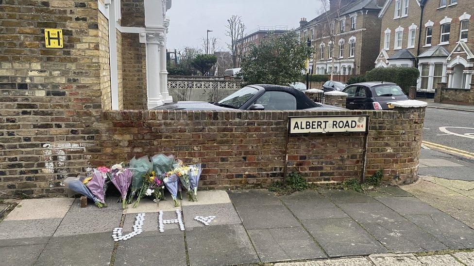 Flowers left at spot where Jonah Ho-Shue