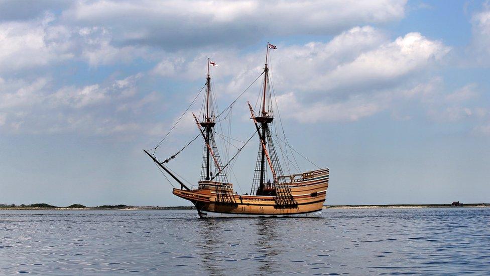 The Mayflower II replica vessel