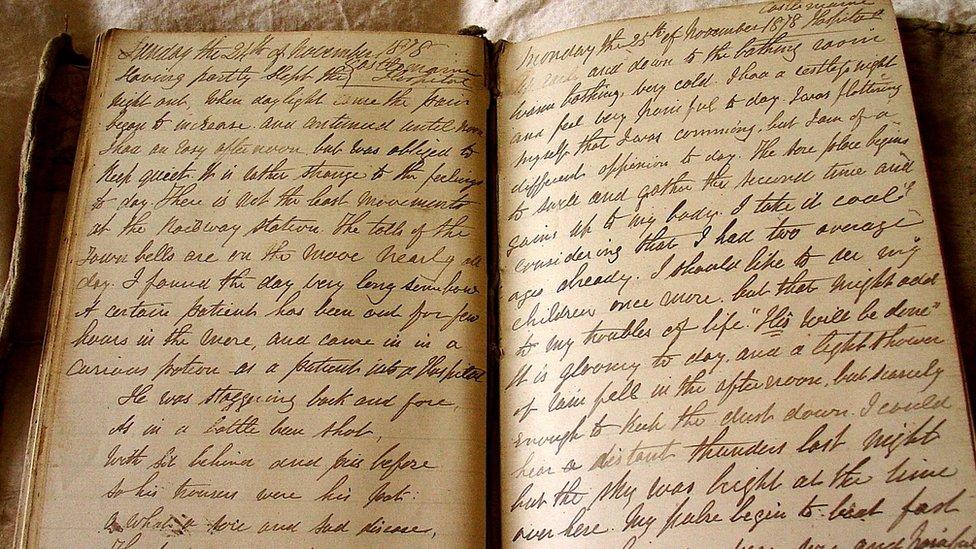 Joseph Jenkins diary pages