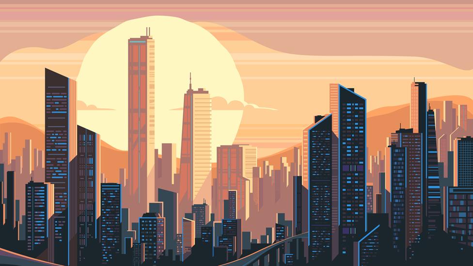 Cityscape artwork