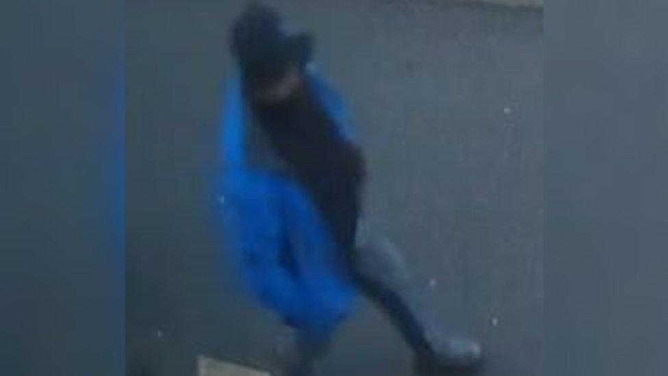 A CCTV image of the man police would like to speak to