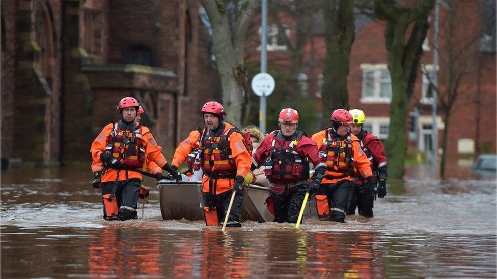 Carlisle was among the worst-hit areas