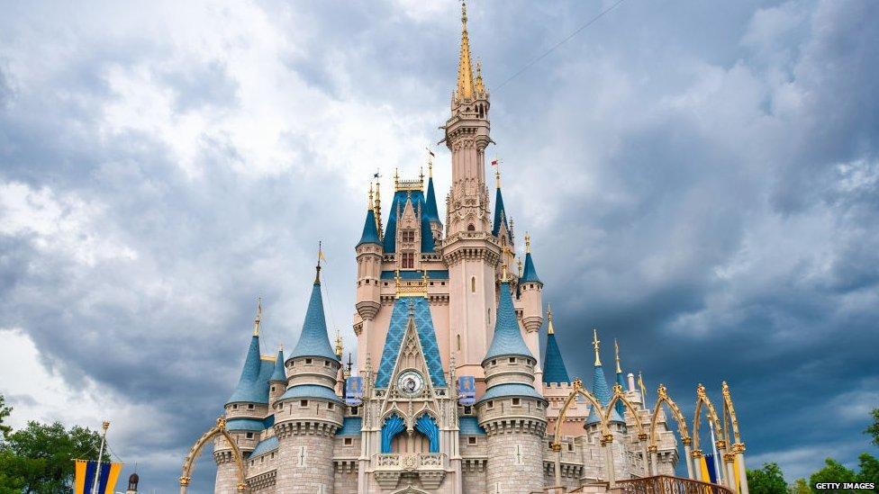 A photo of the Cinderella Castle in Disney's Orlando resort