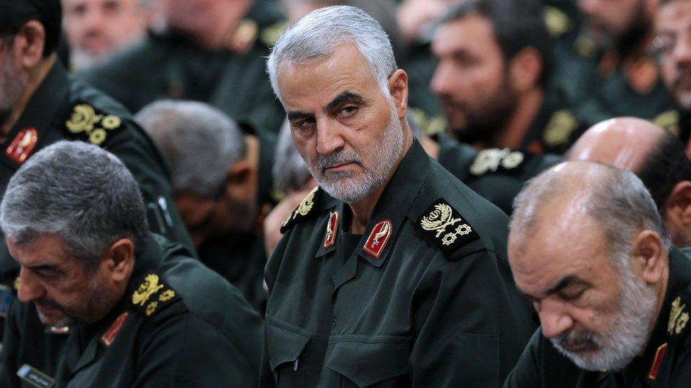 File photo of IRGC Quds Force commander Major General Qasem Soleimani (18 September 2016)