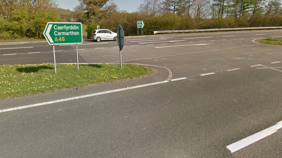 Google maps image of A48