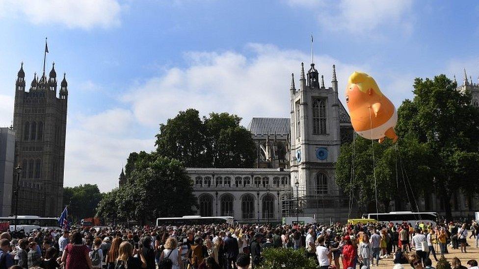 Donald Trump blimp