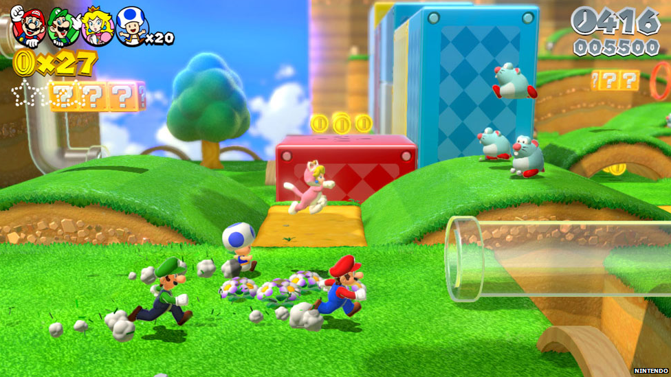 Mario WiiU gameplay