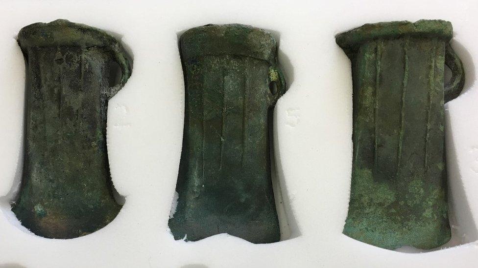 Bronze axes