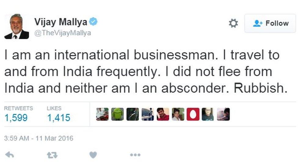 I am an international businessman. I travel to and from India frequently. I did not flee from India and neither am I an absconder. Rubbish.