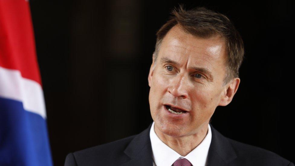 Foreign Secretary Jeremy Hunt