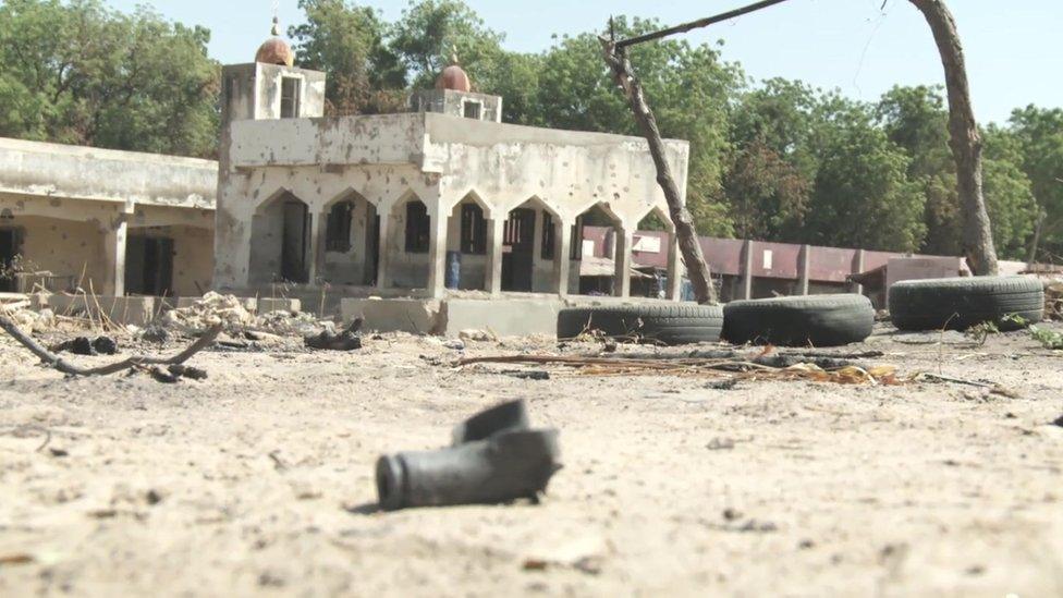 A ghost town in north-east Nigeria