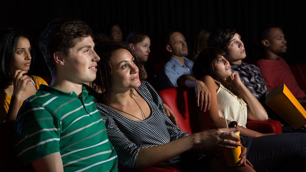 Audience at a cinema