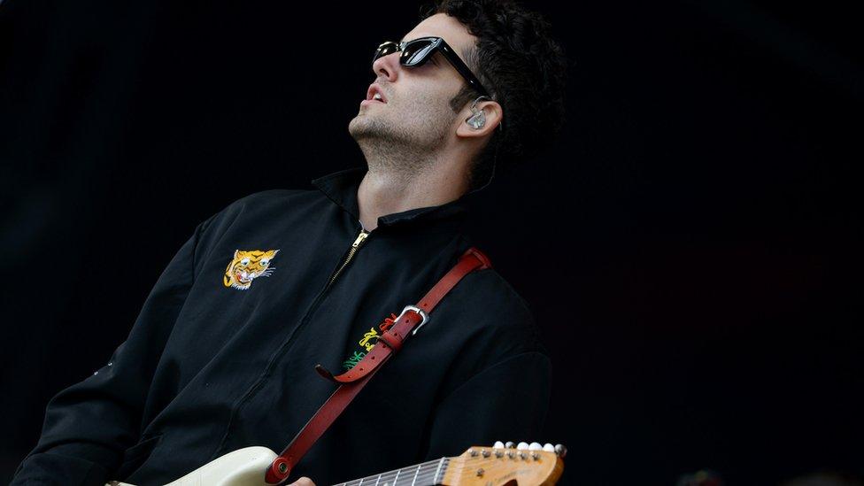 Freddie from The Vaccines performing at Radio 1 Big Weekend in Norwich