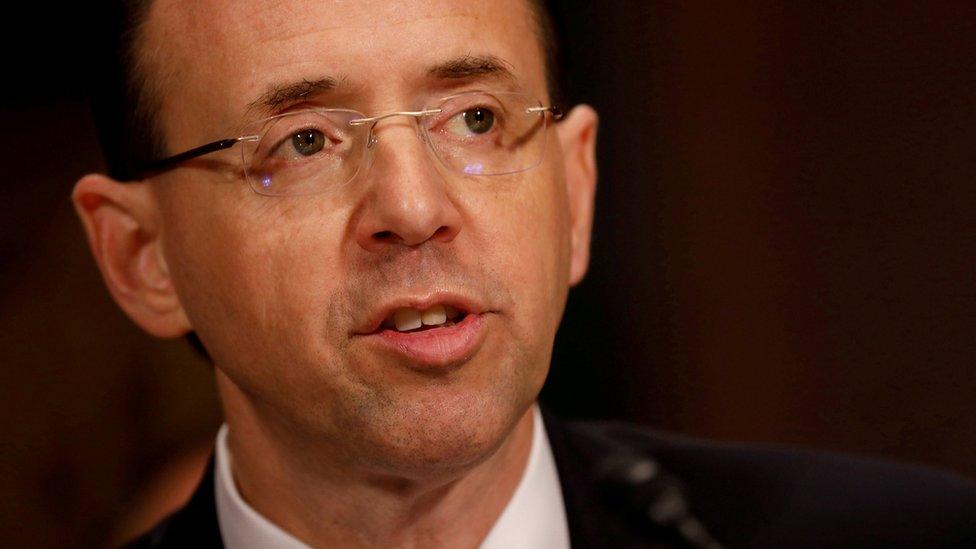 Deputy Attorney General Rod Rosenstein