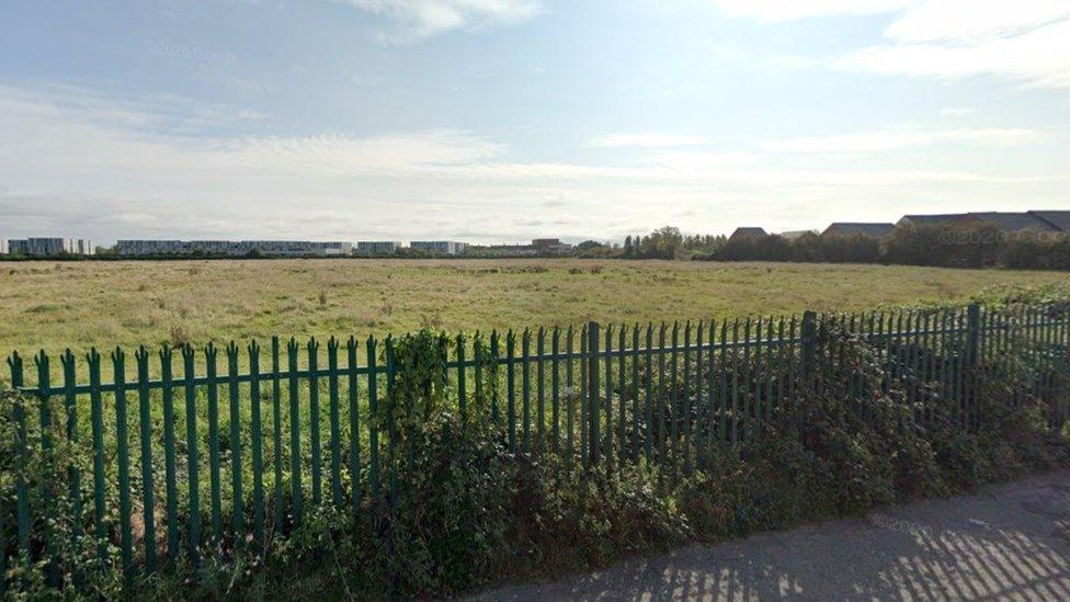 The Bristol Road Playing Fields In Bridgwater.