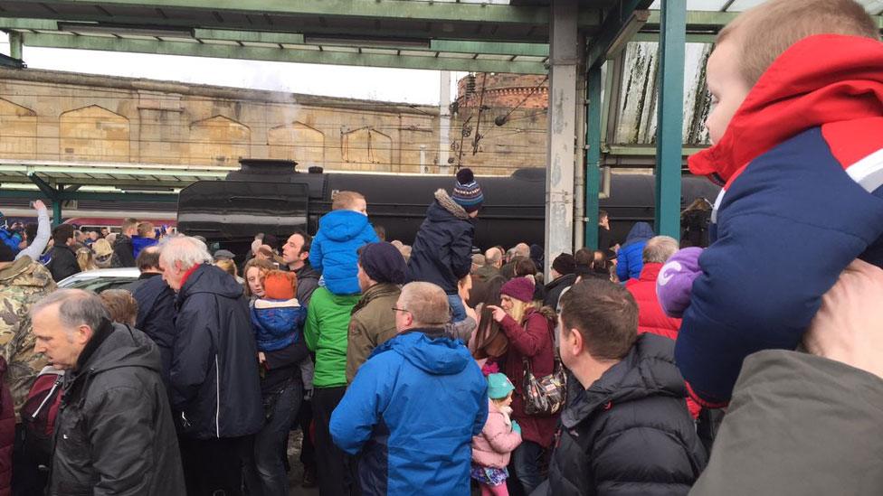 Crowds in Carlisle