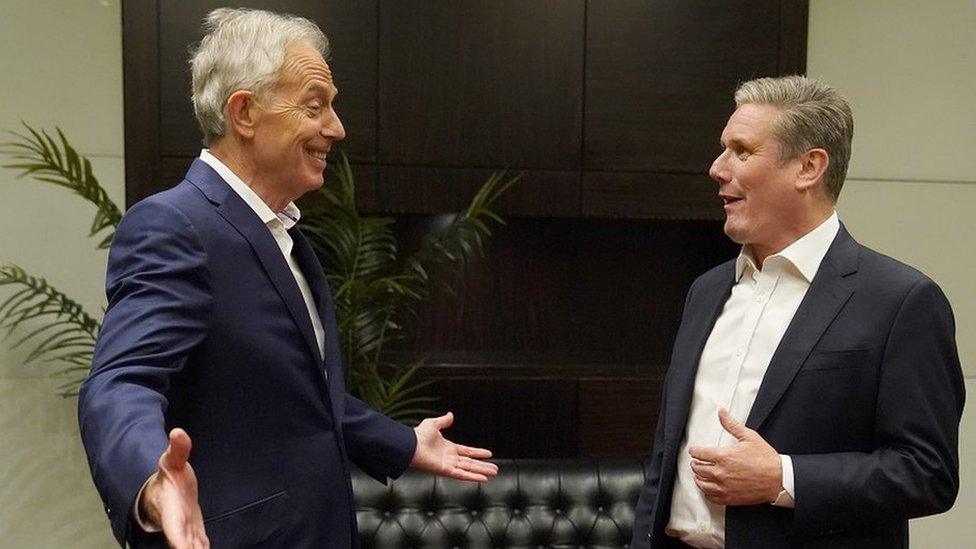 Sir Tony Blair and Sir Keir Starmer