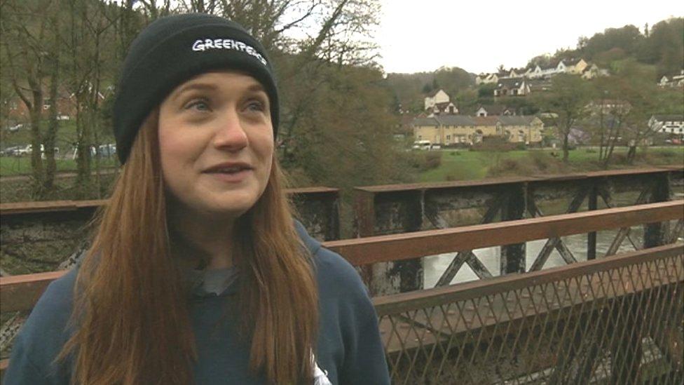 Bonnie Wright on the River Wye