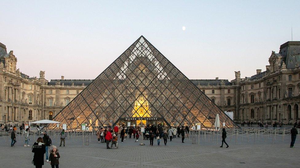 Louvre view, file pic