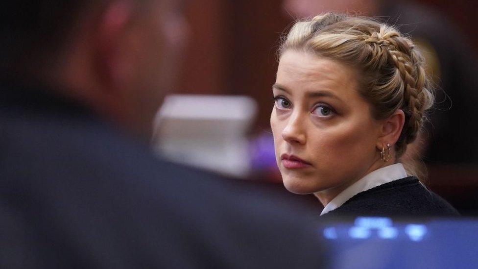 Amber Heard in court