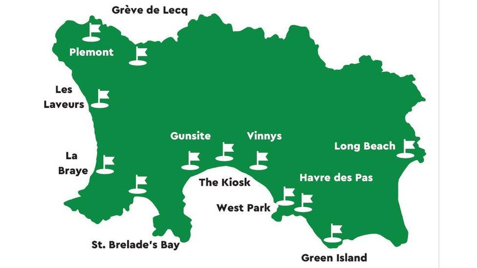 A map of suncream stations