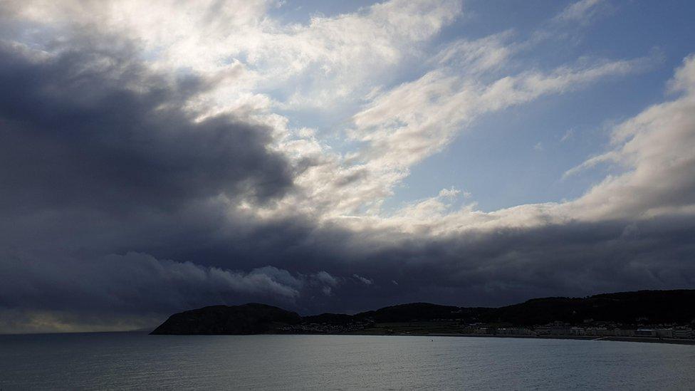 Clouds in Llandudno