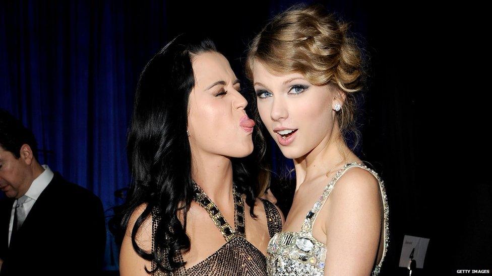 Picture of Katy Perry and Taylor Swift