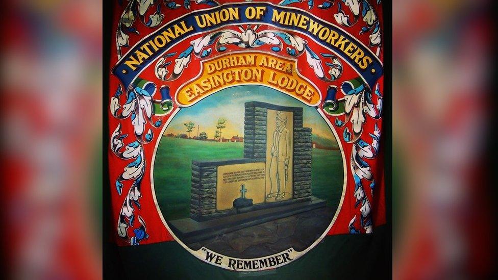 Easington Colliery banner