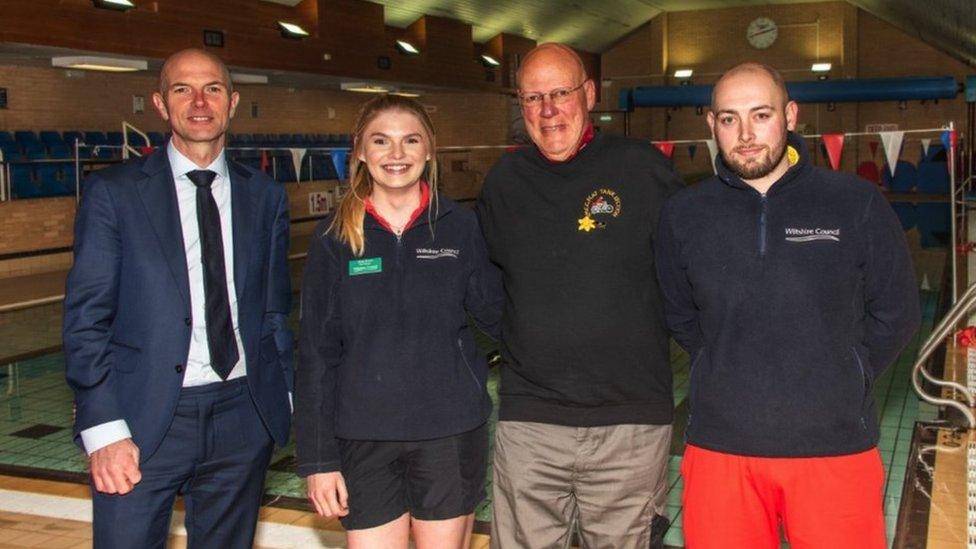 Terence Herbert (Chief Executive For Wiltshire Council), Kirsty Brown, Dr Reg Eyre, Tom Peart