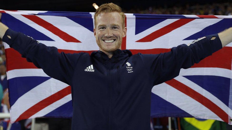 Greg Rutherford after winning bronze