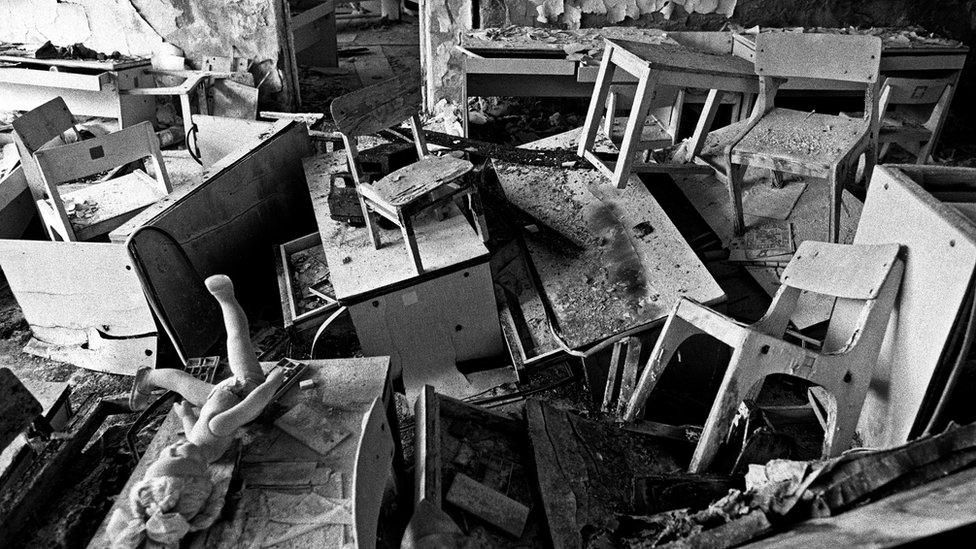 Abandoned kindergarten in Pripyat