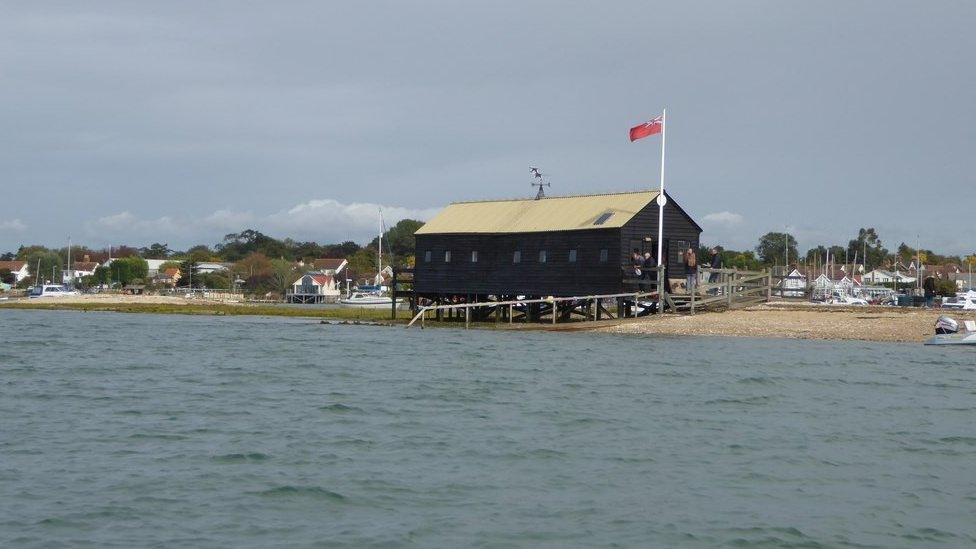 The packing shed on Packing Shed Island