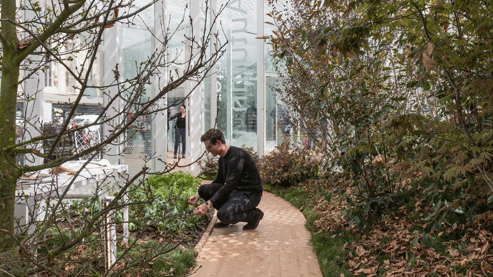 Carlo Ratti in the autumn pavilion