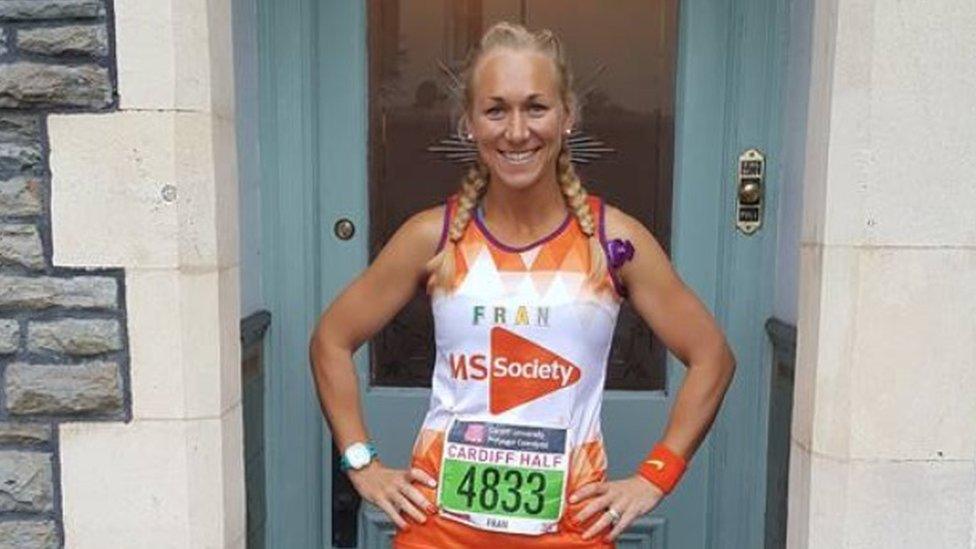 Fran Caunt has taken part in a half marathon since being diagnosed