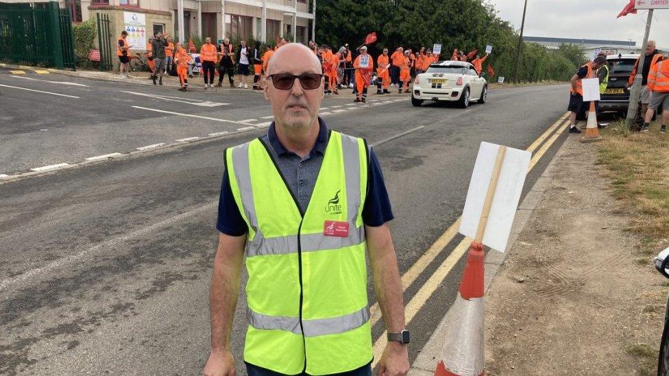 Unite regional officer Richard Gates