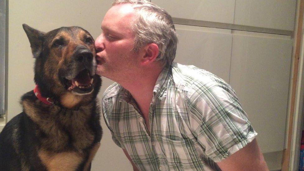 Police dog Finn and PC Dave Wardell