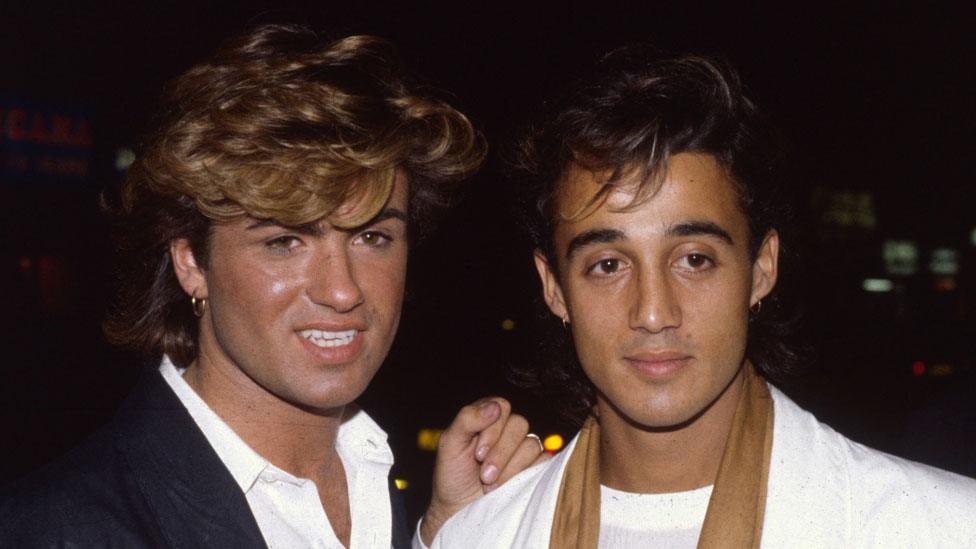 George Michael and Andrew Ridgeley in 1984