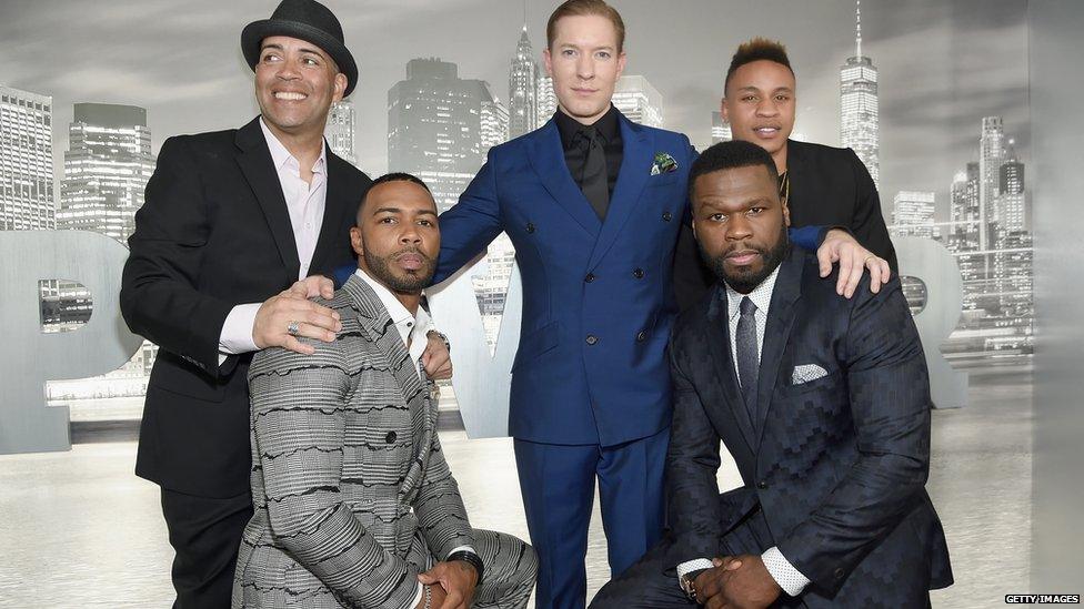 50 Cent and the cast of Power
