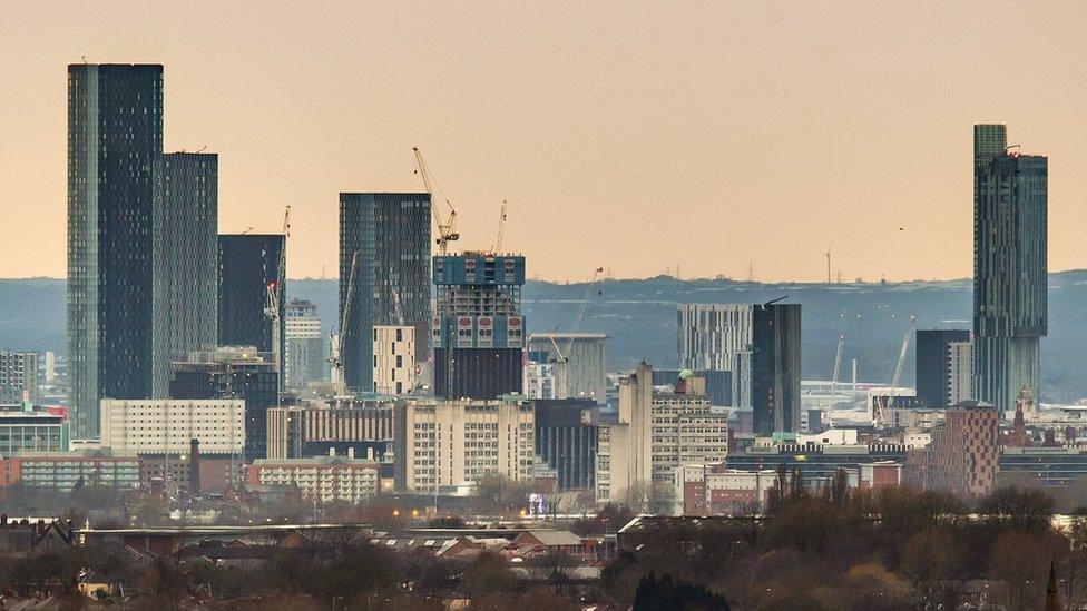 Manchester skyline